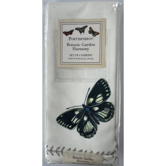NWT Full Set of Portmeirion Botanic Garden Harmony Tablecloth, Napkins and Place - Picture 6 of 14